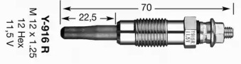 Свеча накаливания (NGK: 2785)